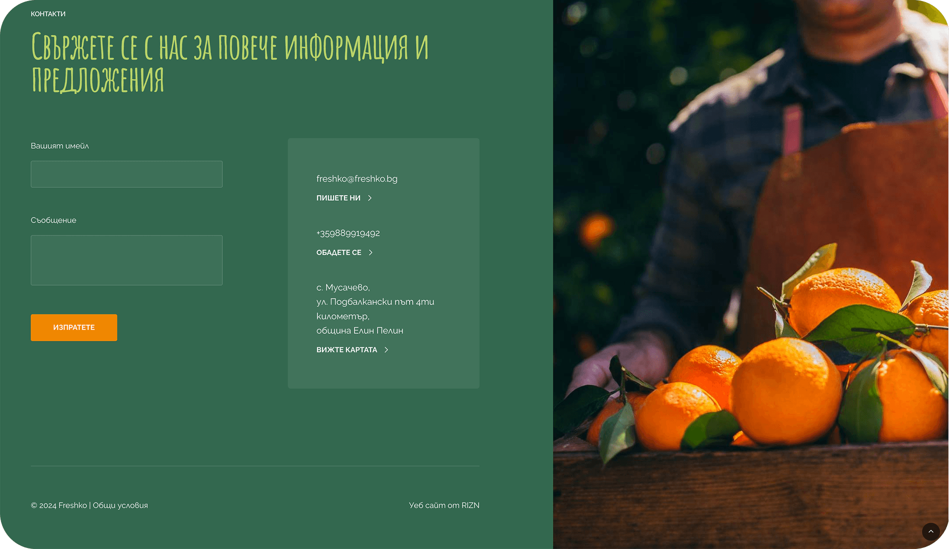 Audit Contact Footer